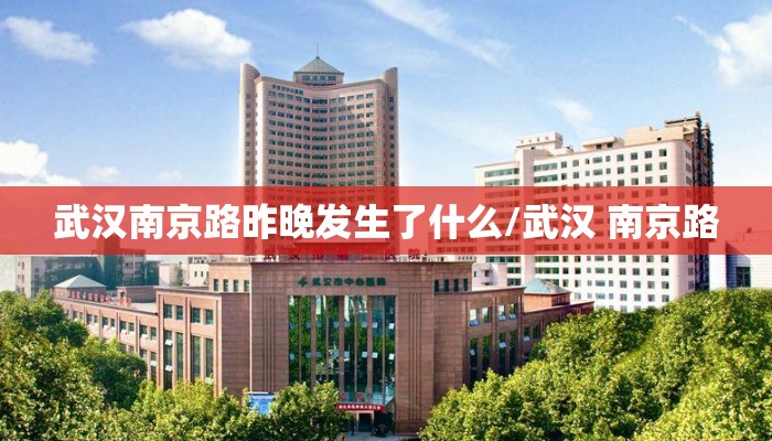 武汉南京路昨晚发生了什么/武汉 南京路