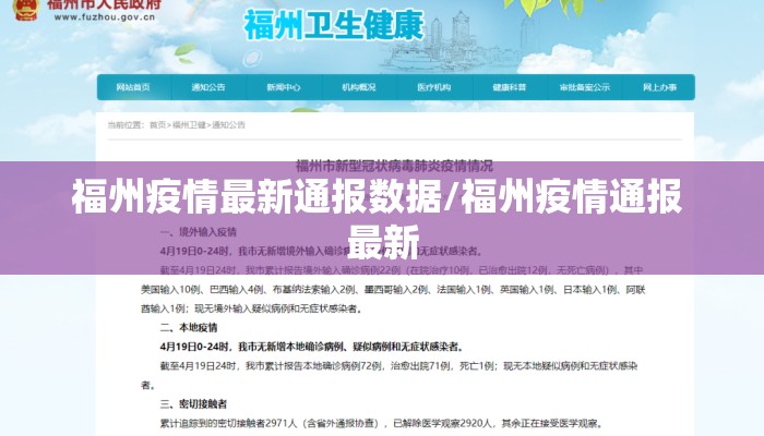 福州疫情最新通报数据/福州疫情通报 最新