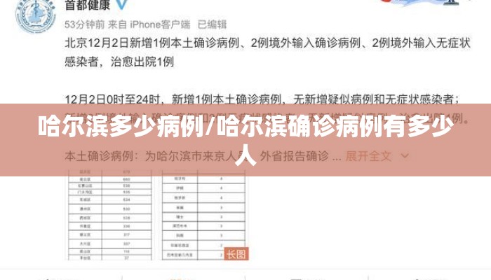 哈尔滨多少病例/哈尔滨确诊病例有多少人