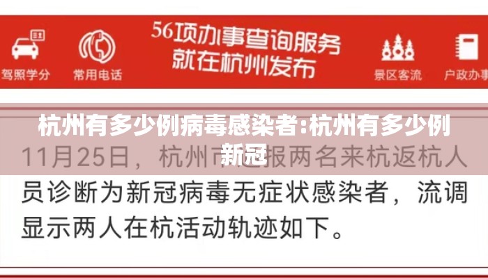 杭州有多少例病毒感染者:杭州有多少例新冠