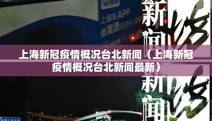 上海新冠疫情概况台北新闻（上海新冠疫情概况台北新闻最新）
