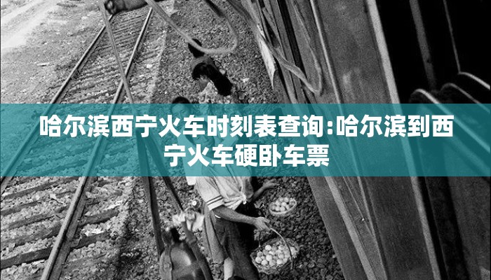 哈尔滨西宁火车时刻表查询:哈尔滨到西宁火车硬卧车票