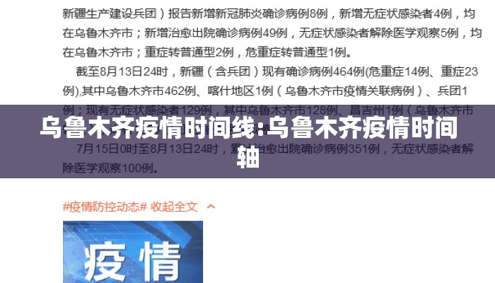 乌鲁木齐疫情时间线:乌鲁木齐疫情时间轴