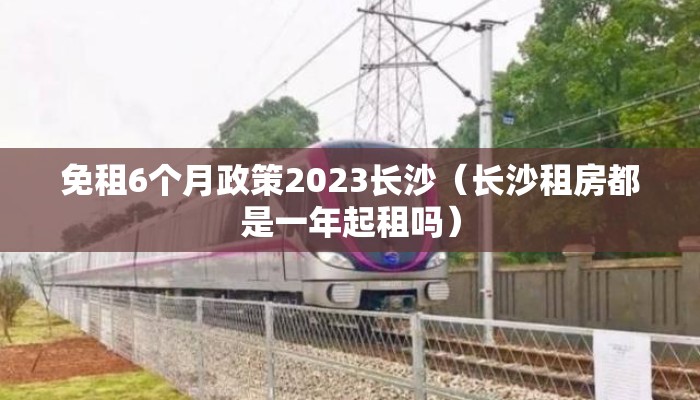 免租6个月政策2023长沙（长沙租房都是一年起租吗）
