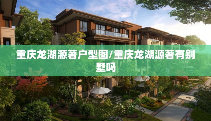 重庆龙湖源著户型图/重庆龙湖源著有别墅吗