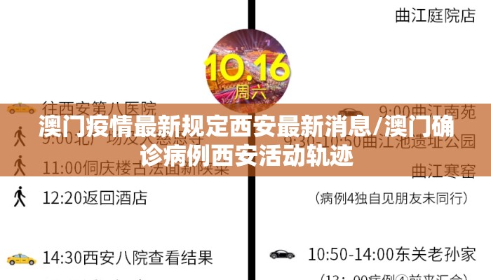 澳门疫情最新规定西安最新消息/澳门确诊病例西安活动轨迹