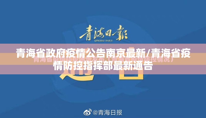 青海省政府疫情公告南京最新/青海省疫情防控指挥部最新通告