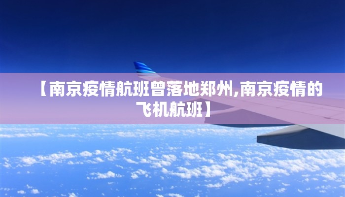 【南京疫情航班曾落地郑州,南京疫情的飞机航班】