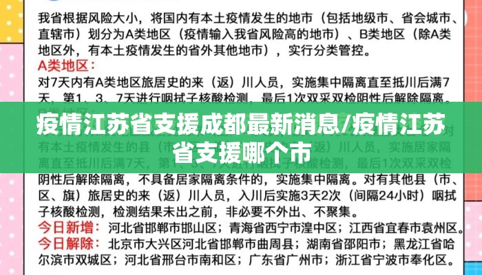 疫情江苏省支援成都最新消息/疫情江苏省支援哪个市