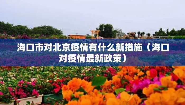 海口市对北京疫情有什么新措施（海口对疫情最新政策）