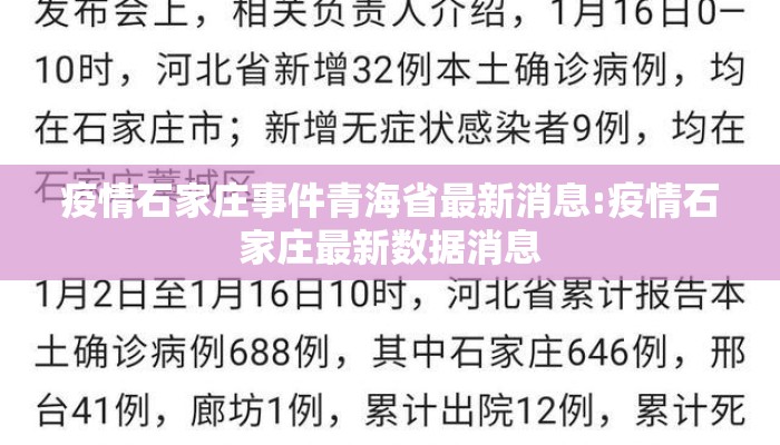 疫情石家庄事件青海省最新消息:疫情石家庄最新数据消息