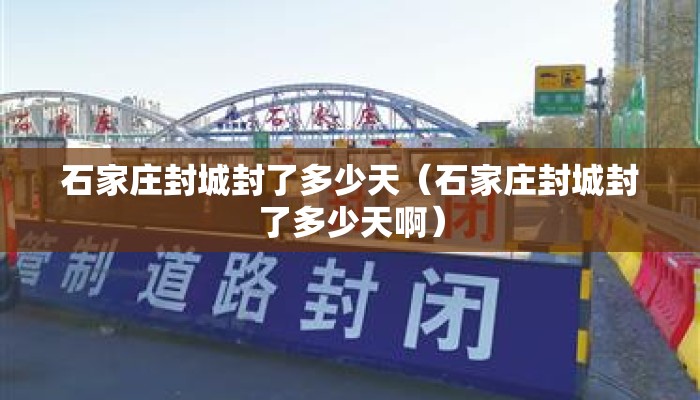 石家庄封城封了多少天（石家庄封城封了多少天啊）