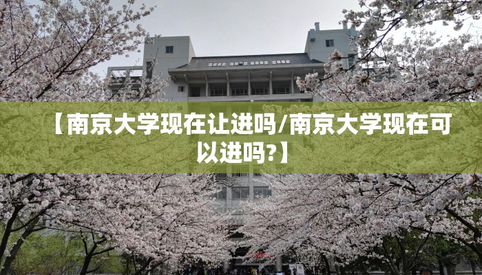 【南京大学现在让进吗/南京大学现在可以进吗?】