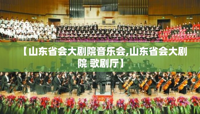 【山东省会大剧院音乐会,山东省会大剧院 歌剧厅】