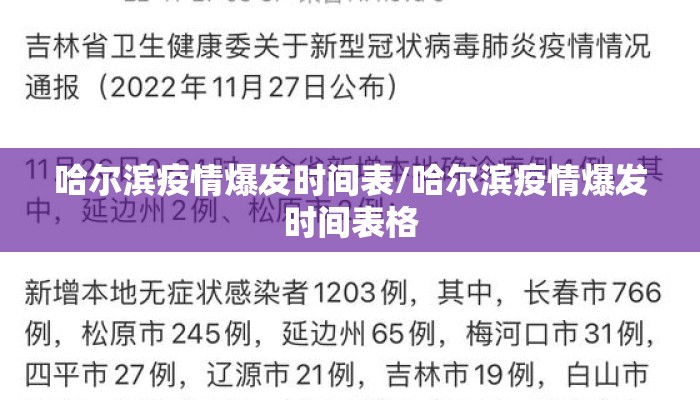 哈尔滨疫情爆发时间表/哈尔滨疫情爆发时间表格