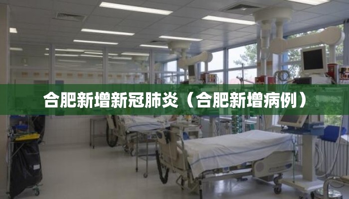 合肥新增新冠肺炎（合肥新增病例）