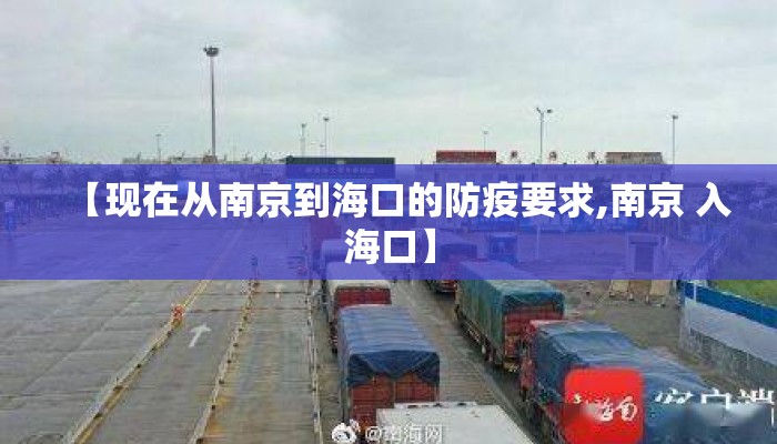 【现在从南京到海口的防疫要求,南京 入海口】