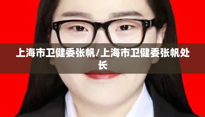 上海市卫健委张帆/上海市卫健委张帆处长