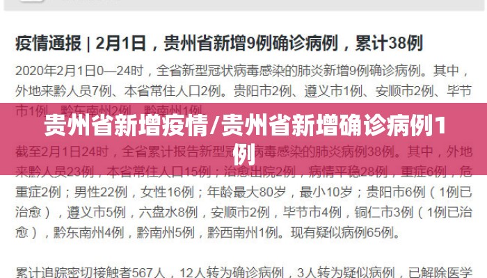 贵州省新增疫情/贵州省新增确诊病例1例