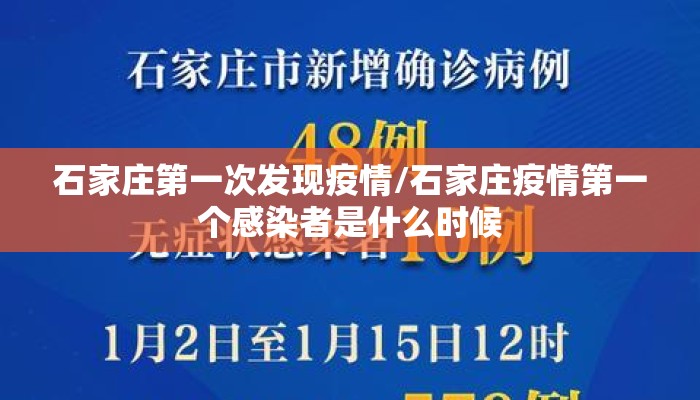 石家庄第一次发现疫情/石家庄疫情第一个感染者是什么时候
