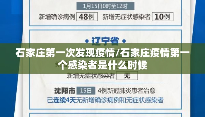石家庄第一次发现疫情/石家庄疫情第一个感染者是什么时候
