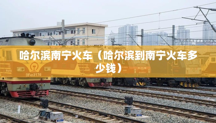 哈尔滨南宁火车（哈尔滨到南宁火车多少钱）