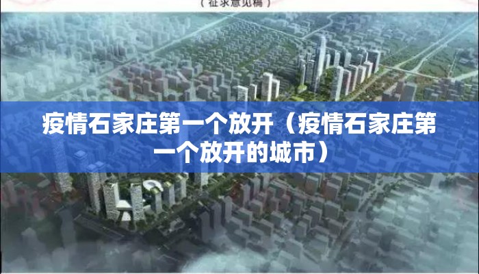 疫情石家庄第一个放开（疫情石家庄第一个放开的城市）