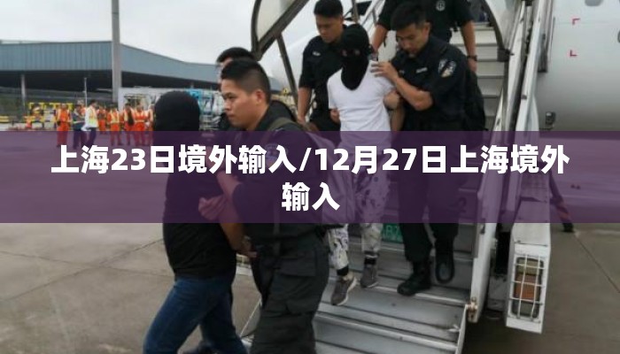 上海23日境外输入/12月27日上海境外输入