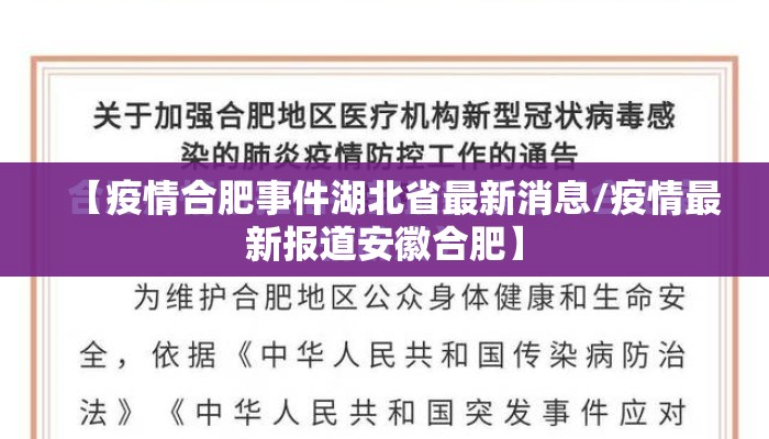 【疫情合肥事件湖北省最新消息/疫情最新报道安徽合肥】