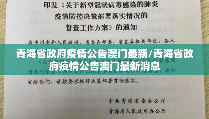 青海省政府疫情公告澳门最新/青海省政府疫情公告澳门最新消息
