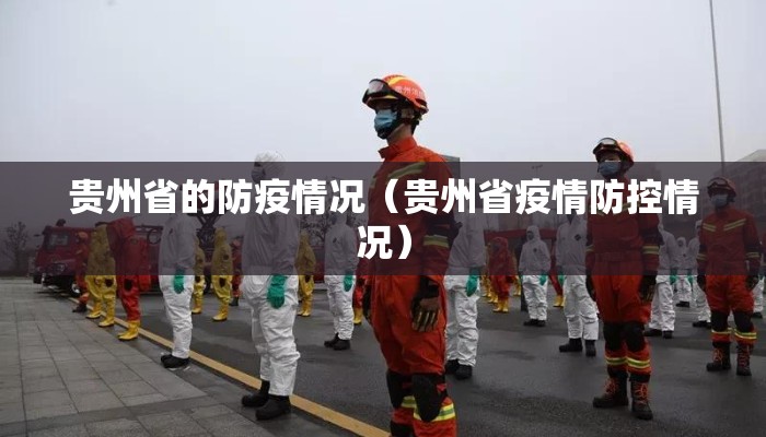 贵州省的防疫情况（贵州省疫情防控情况）
