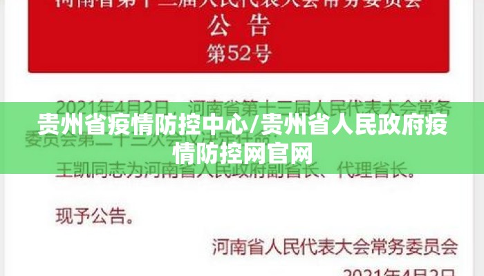 贵州省疫情防控中心/贵州省人民政府疫情防控网官网