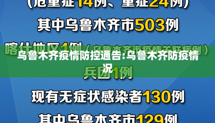 乌鲁木齐疫情防控通告:乌鲁木齐防疫情况
