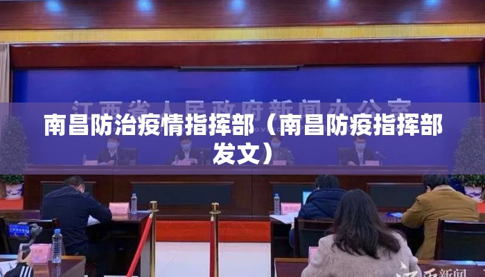 南昌防治疫情指挥部（南昌防疫指挥部发文）