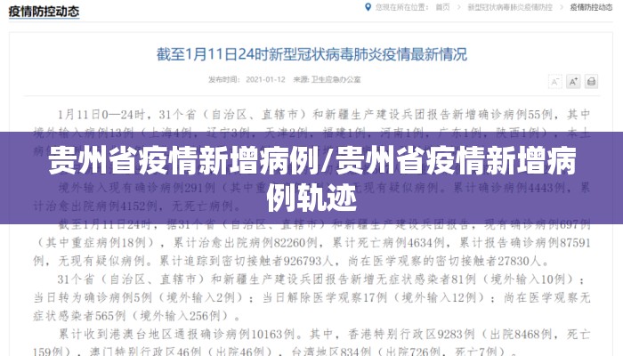 贵州省疫情新增病例/贵州省疫情新增病例轨迹