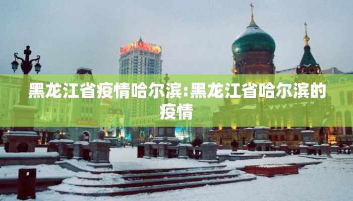 黑龙江省疫情哈尔滨:黑龙江省哈尔滨的疫情