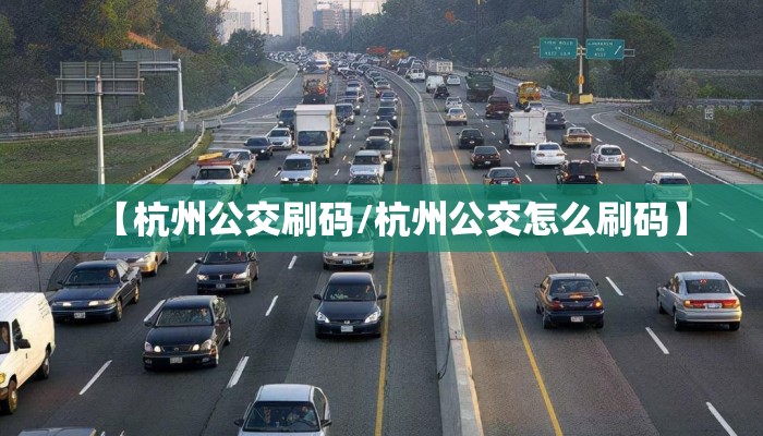 【杭州公交刷码/杭州公交怎么刷码】