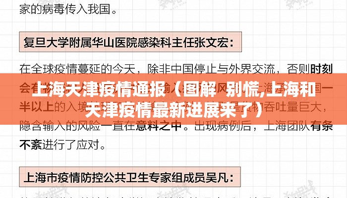 上海天津疫情通报（图解  别慌,上海和天津疫情最新进展来了）