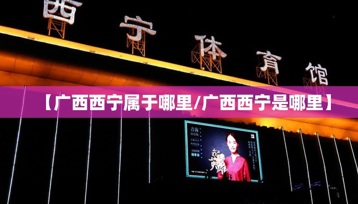 【广西西宁属于哪里/广西西宁是哪里】