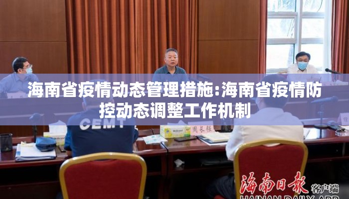 海南省疫情动态管理措施:海南省疫情防控动态调整工作机制 海南省疫情动态管理措施:海南省疫情防控动态调整工作机制