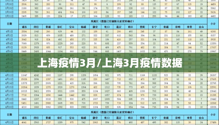 上海疫情3月/上海3月疫情数据