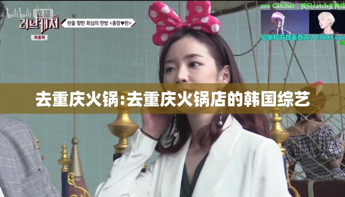 去重庆火锅:去重庆火锅店的韩国综艺