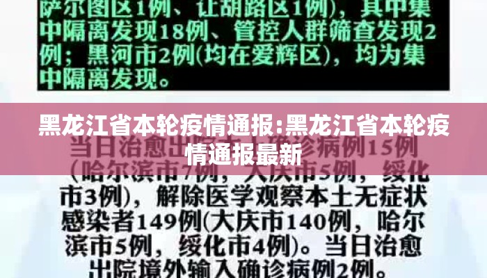 黑龙江省本轮疫情通报:黑龙江省本轮疫情通报最新