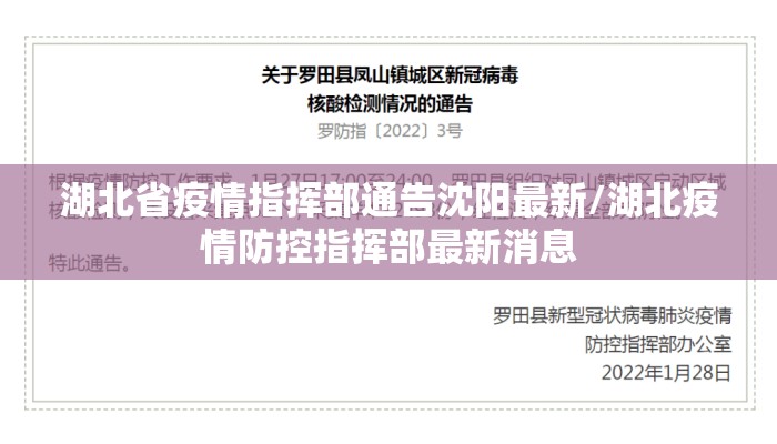 湖北省疫情指挥部通告沈阳最新/湖北疫情防控指挥部最新消息