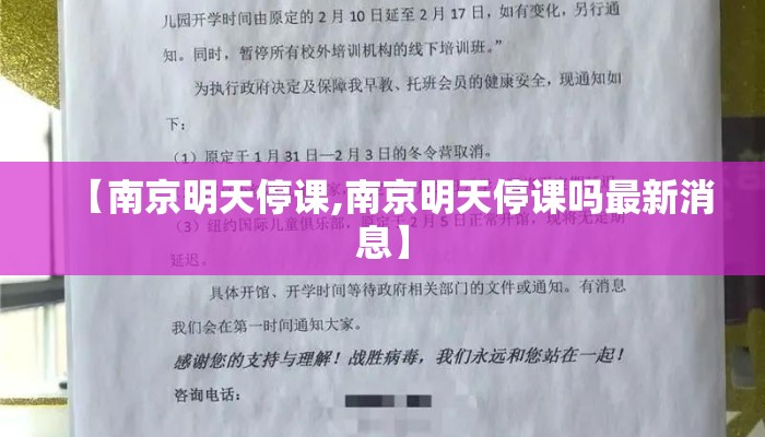 【南京明天停课,南京明天停课吗最新消息】