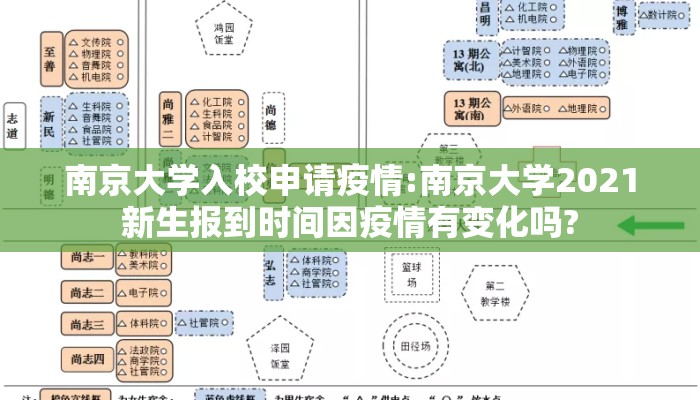 南京大学入校申请疫情:南京大学2021新生报到时间因疫情有变化吗?