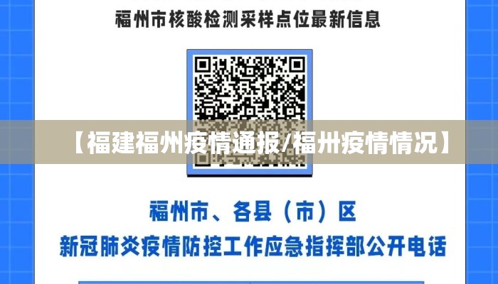 【福建福州疫情通报/福卅疫情情况】