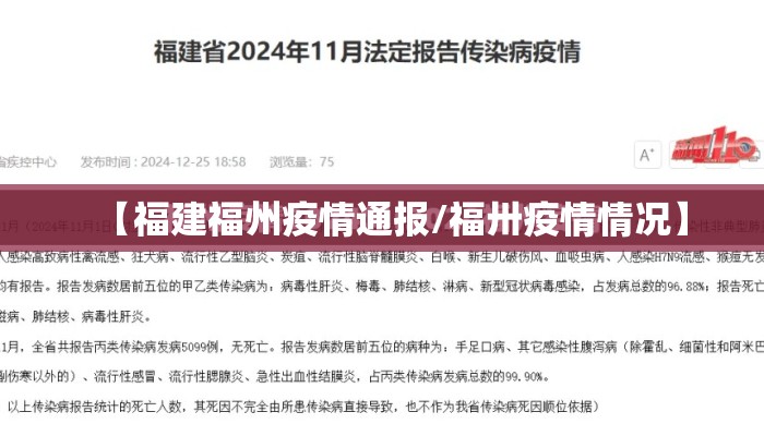 【福建福州疫情通报/福卅疫情情况】