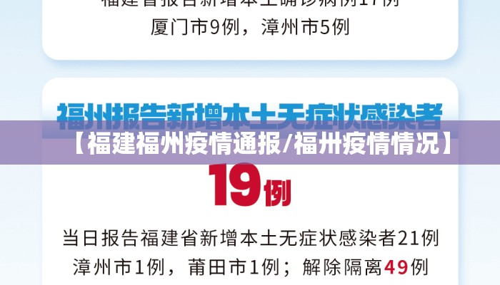 【福建福州疫情通报/福卅疫情情况】