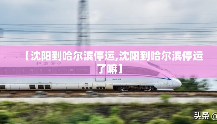 【沈阳到哈尔滨停运,沈阳到哈尔滨停运了嘛】